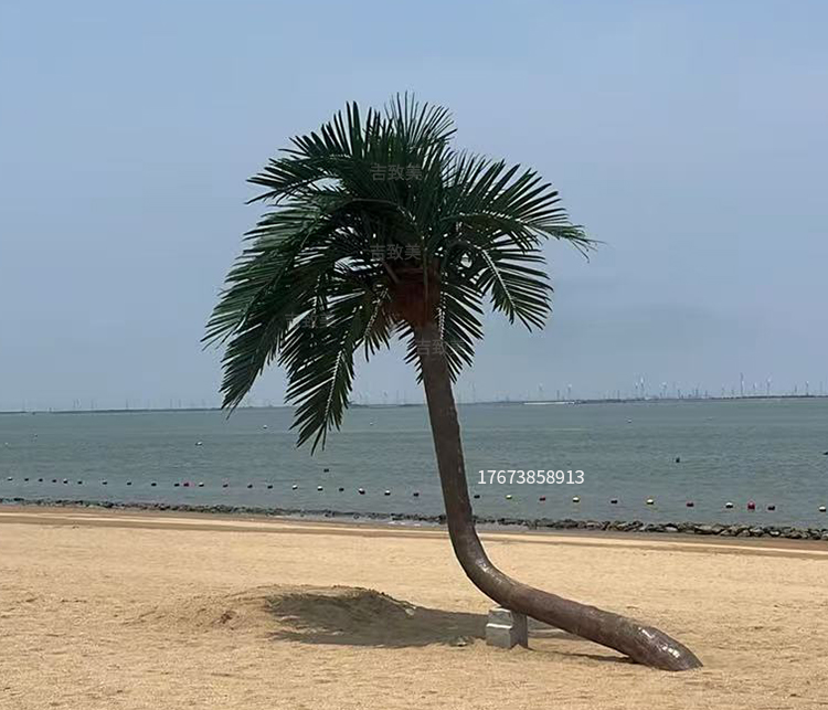 大型玻璃钢仿真椰子树图片