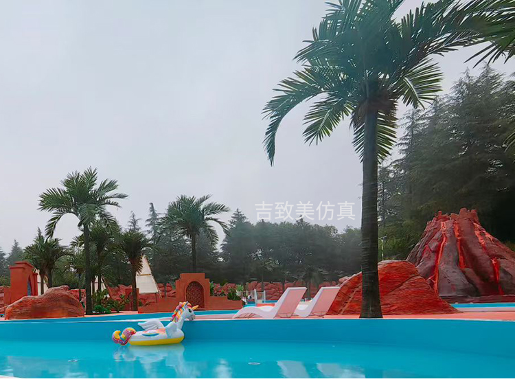 大型玻璃钢仿真椰子树图片