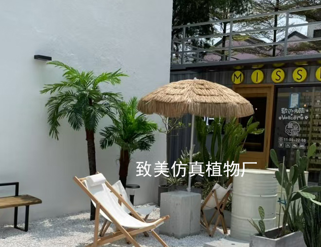 真树杆仿真椰子树图片