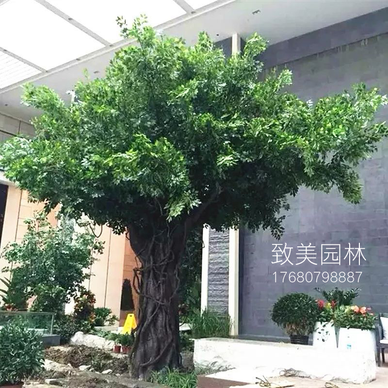 仿古大榕树玻璃钢仿真树