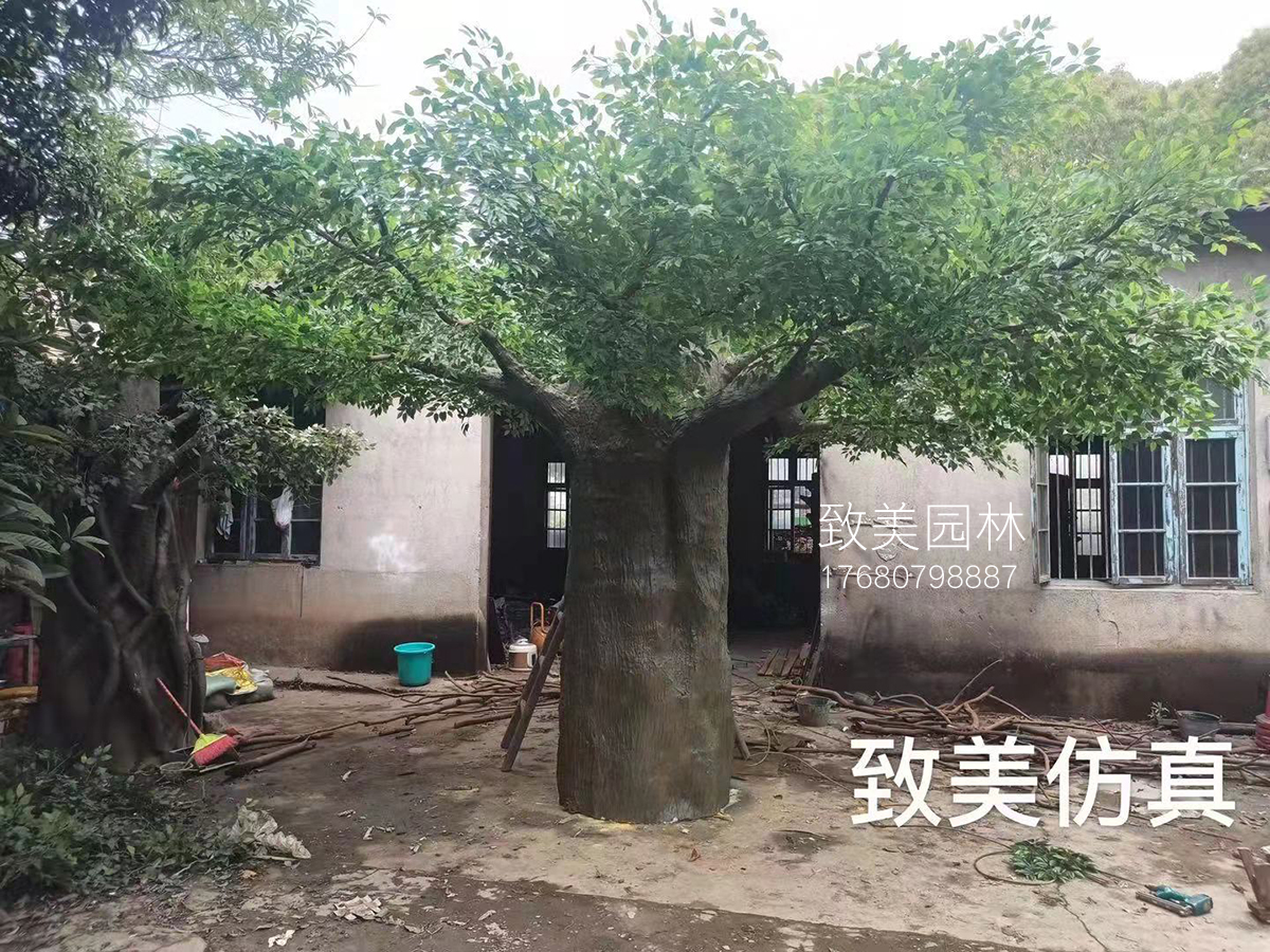 仿树皮纹路大型榕树制作厂家