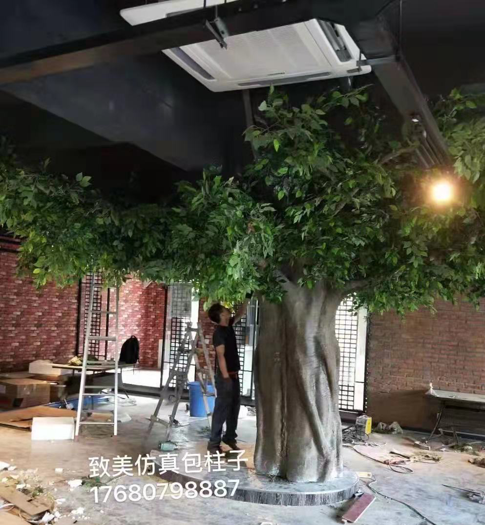 大型仿真树包柱子装饰