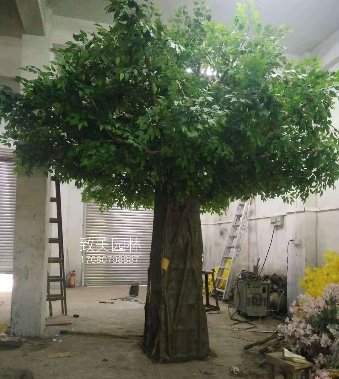 大型仿真树榕树制作厂家图片
