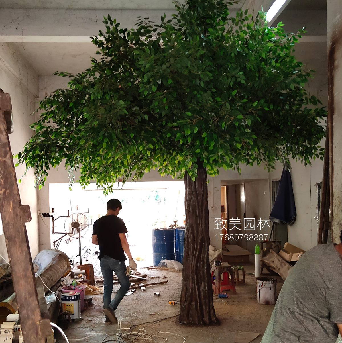 3米高仿真树榕树图片