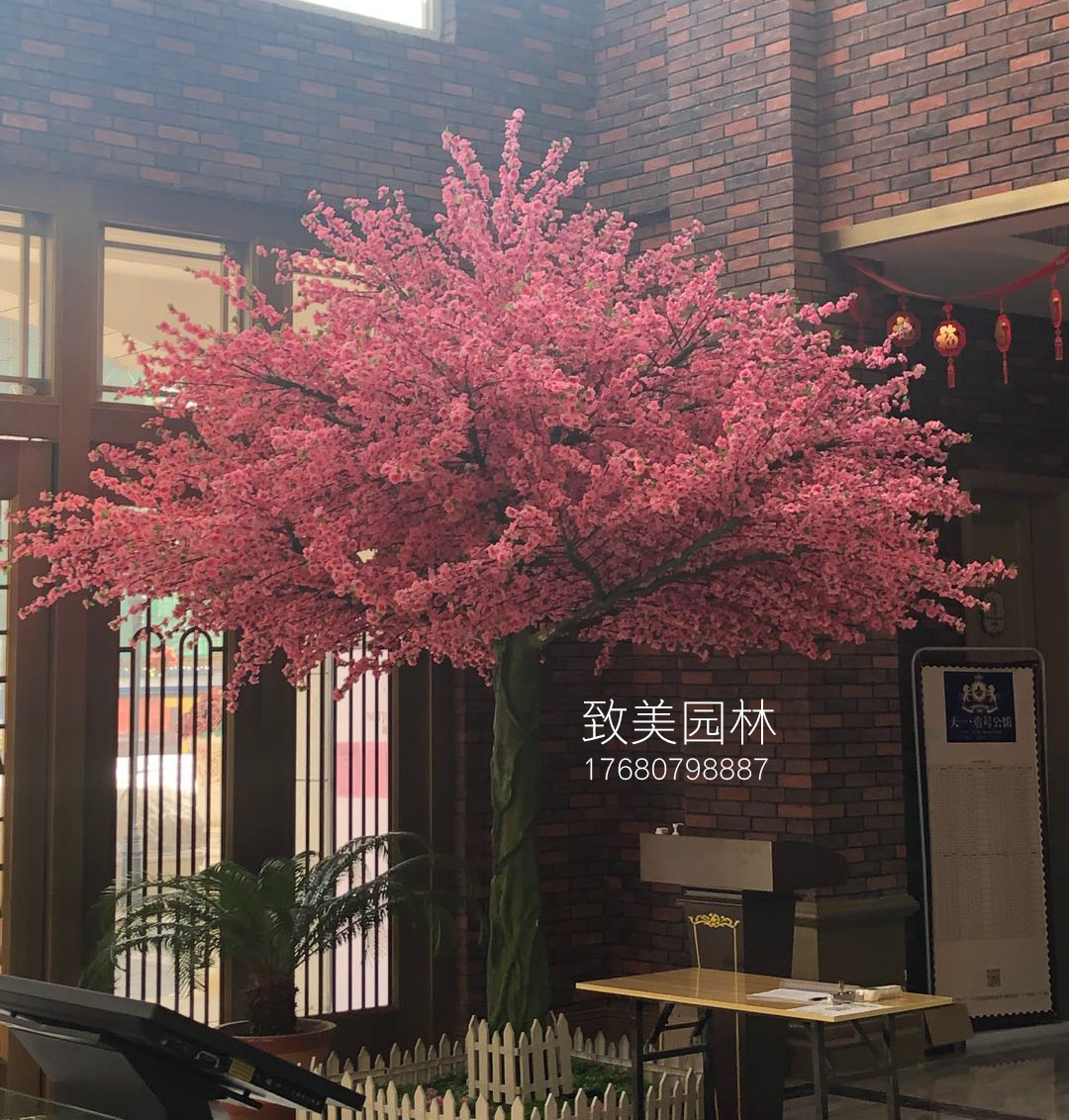 仿真树桃花树图片