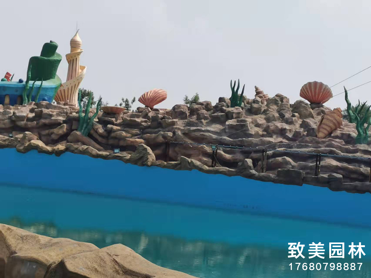 游乐场假山制作图片