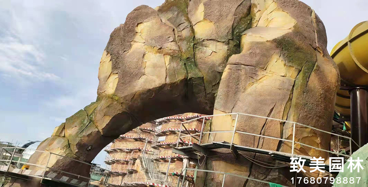 大型水泥假山图片