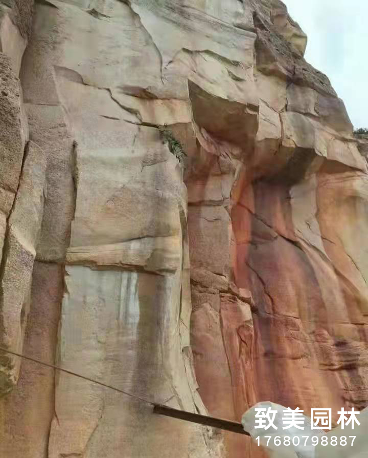 水泥雕刻假山图