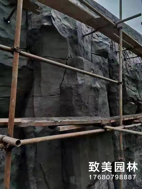 塑石假山制作施工照片