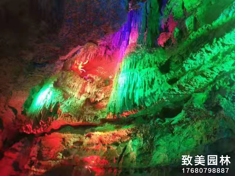 水泥仿真溶洞假山制作施工照片5