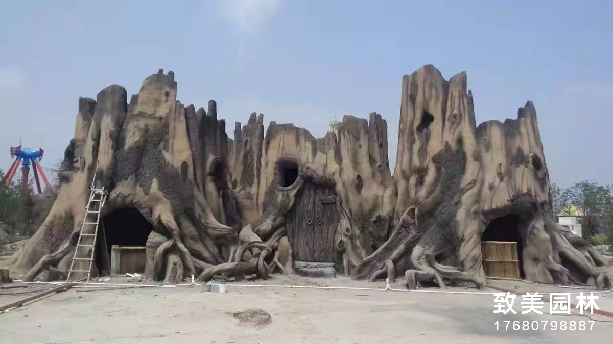 水泥假山仿真老树桩