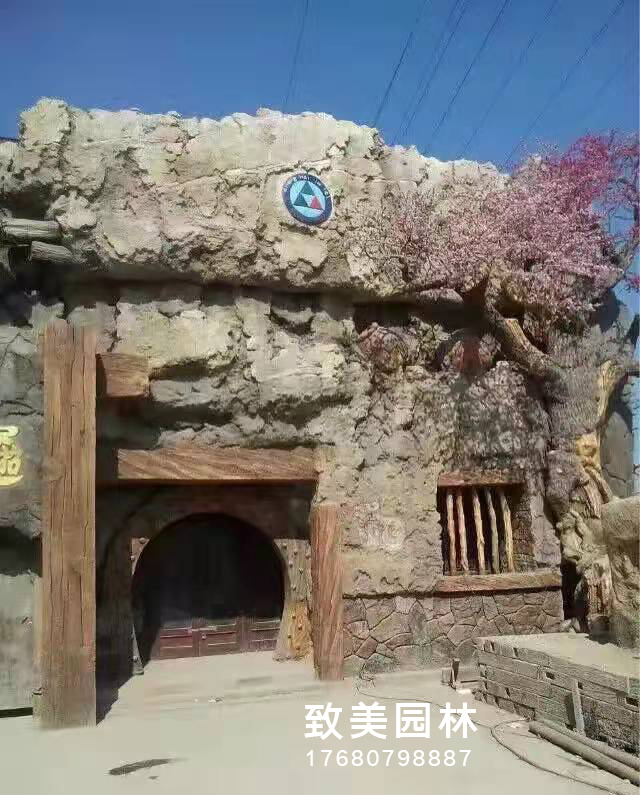 水泥雕塑假山制作图片2
