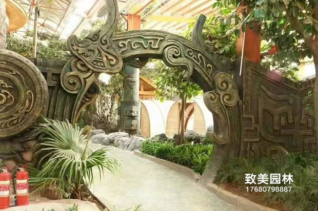 景区生态园大门