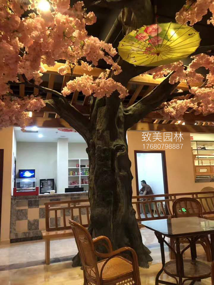 水泥仿真树古树桩樱花树