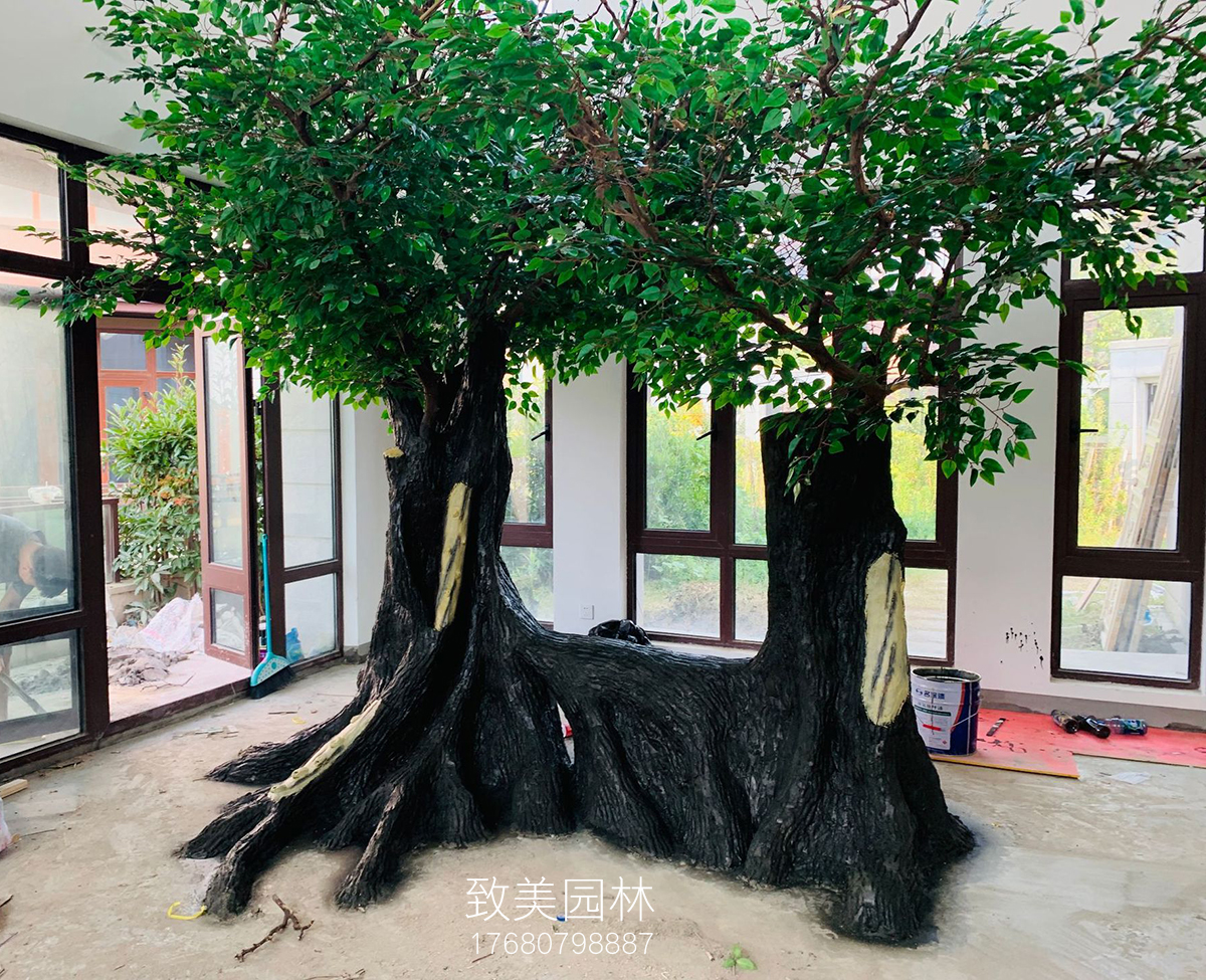 水泥仿真树造景榕树