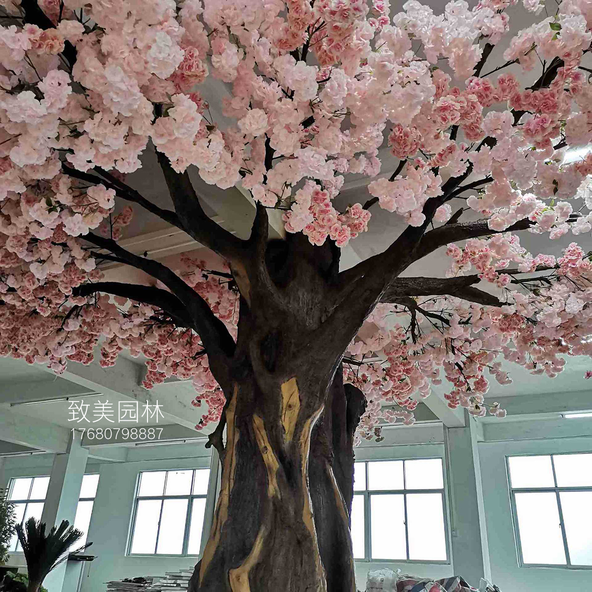 水泥仿真树大型樱花树