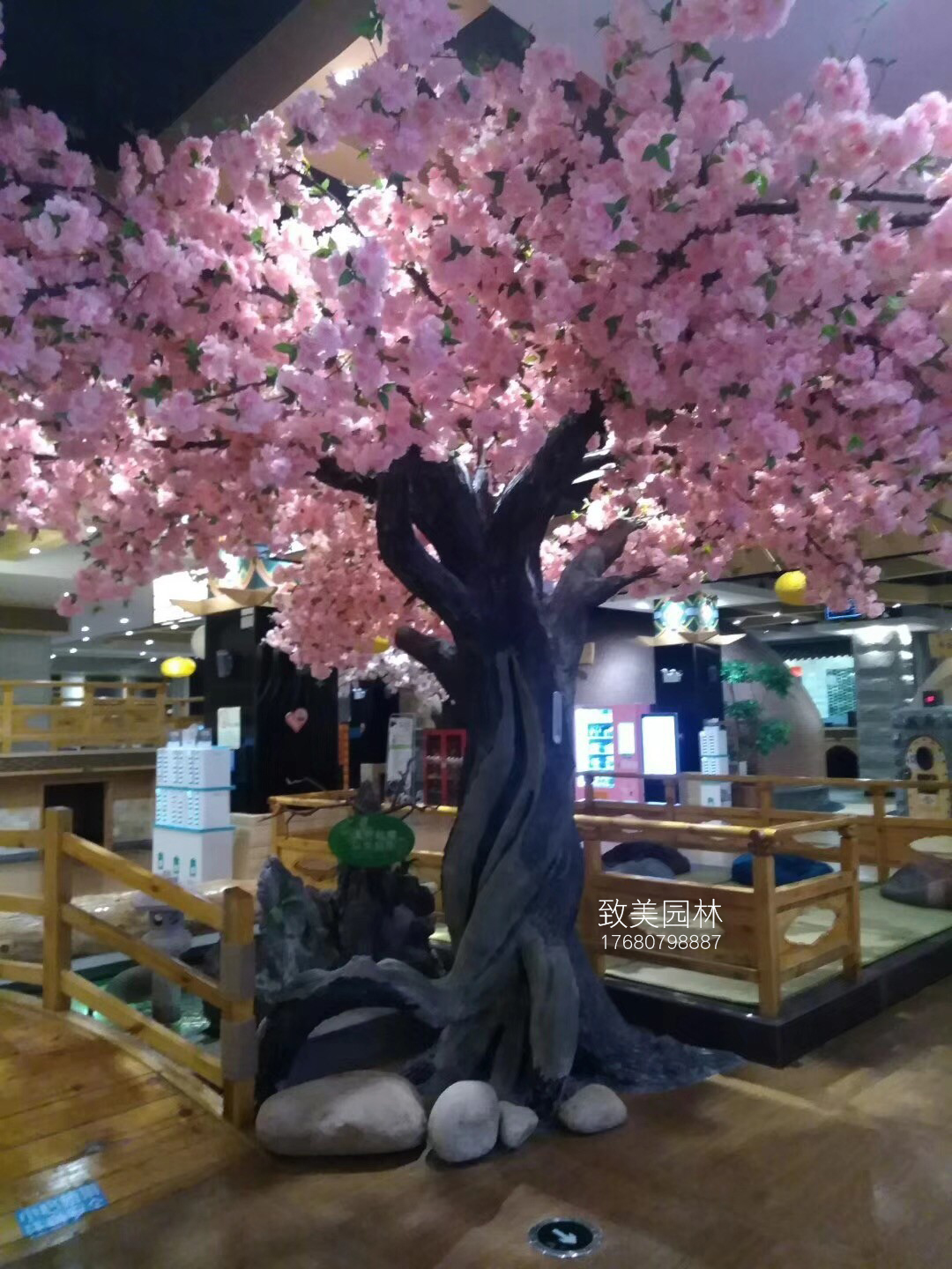 水泥仿真树樱花树