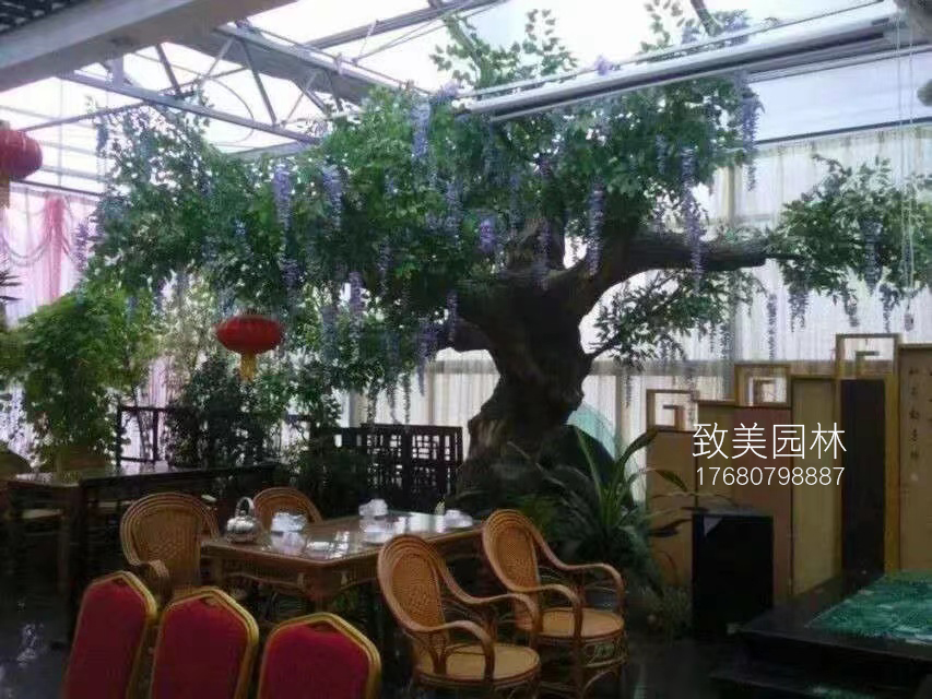 水泥仿真树楠木树