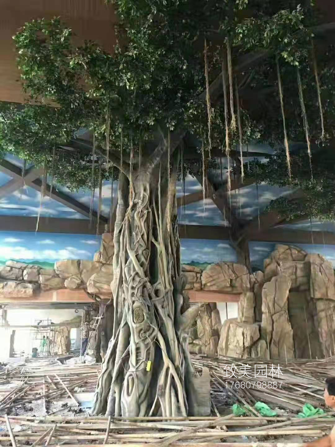 水泥仿真树古榕树