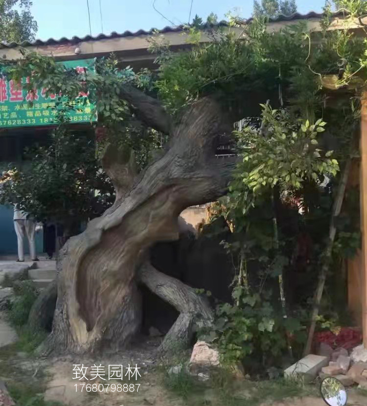 水泥仿真树老树桩