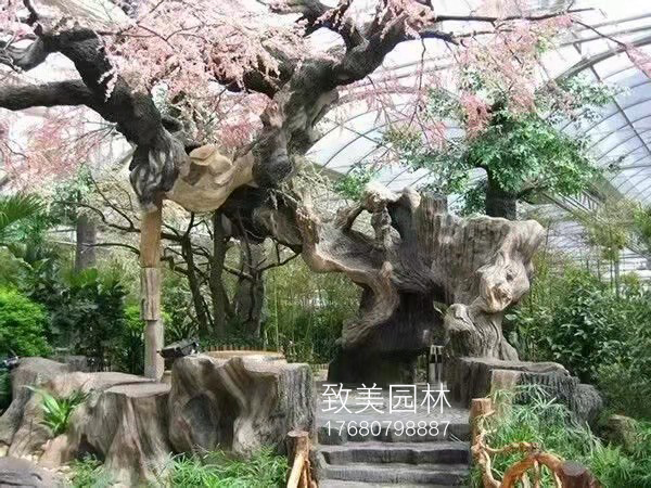 园林景观水泥仿真树