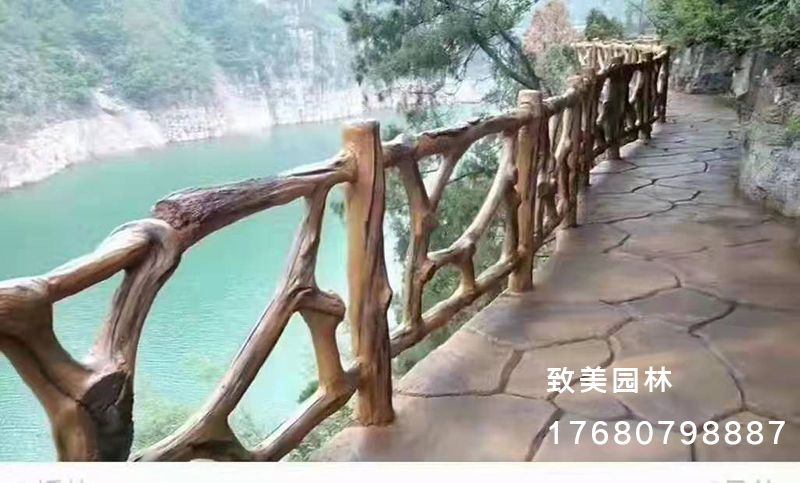 水泥仿木护栏